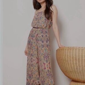 Evereve Multicolor Strapless Jumpsuit